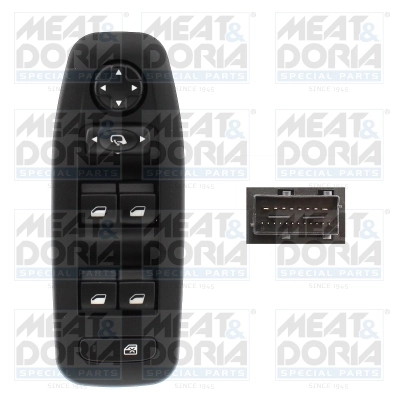 Switch, window regulator